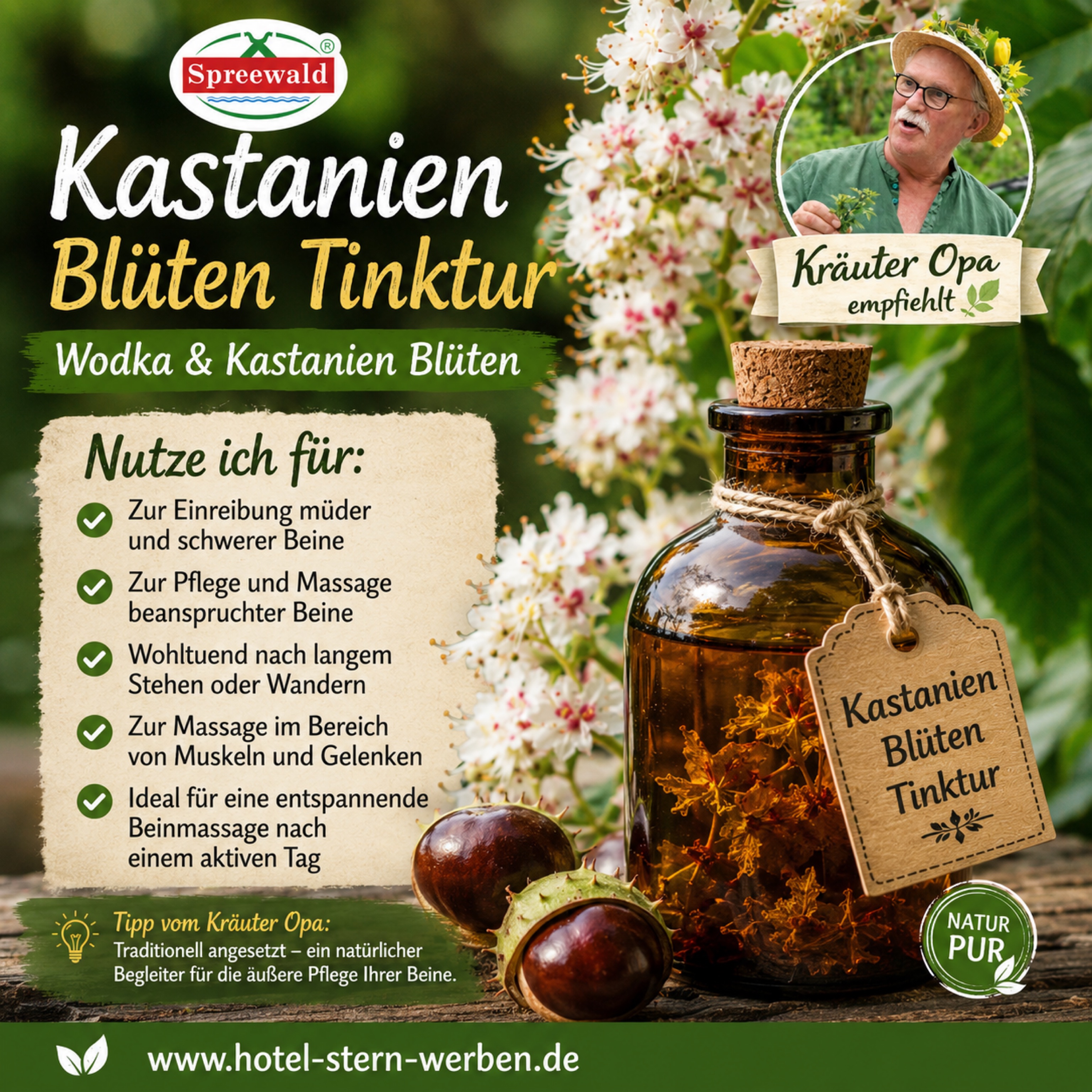 Kastanienblüten & Wodka – traditionell angesetzt